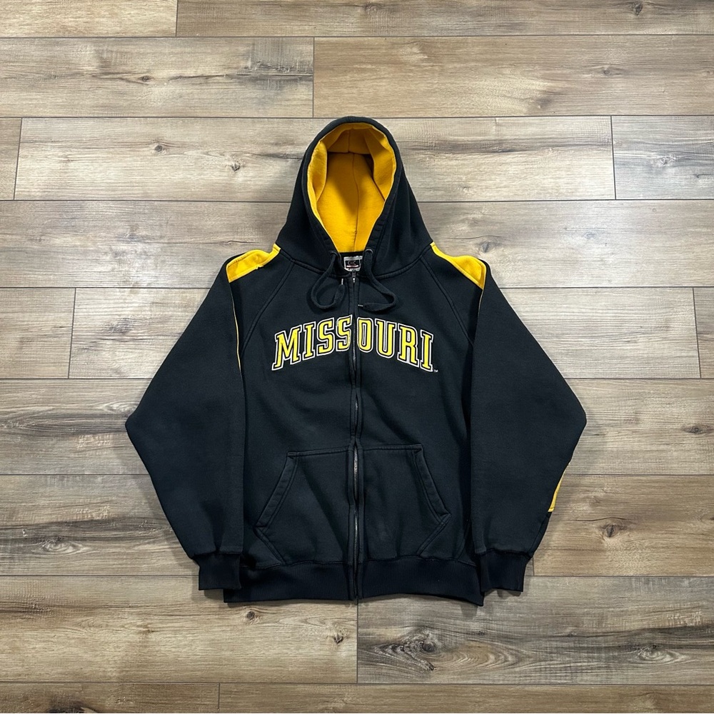 Vintage 90s Missouri Tigers Mizzou Zip Up Jacket